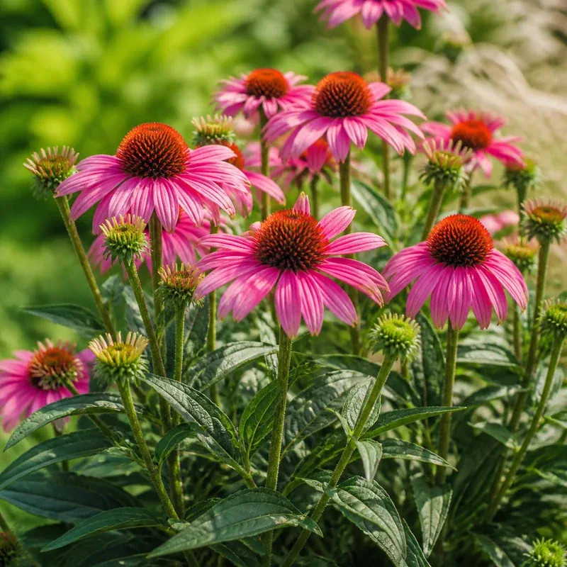 massif de plantes vivaces